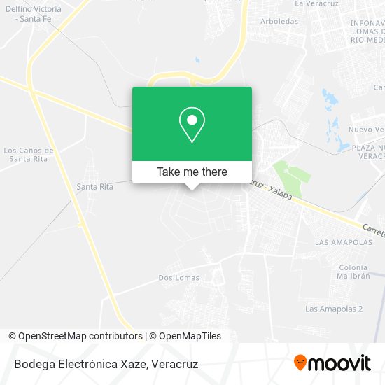 Bodega Electrónica Xaze map