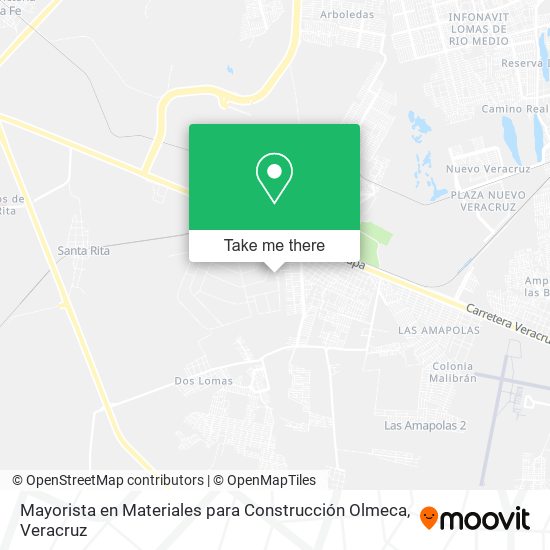 Mayorista en Materiales para Construcción Olmeca map