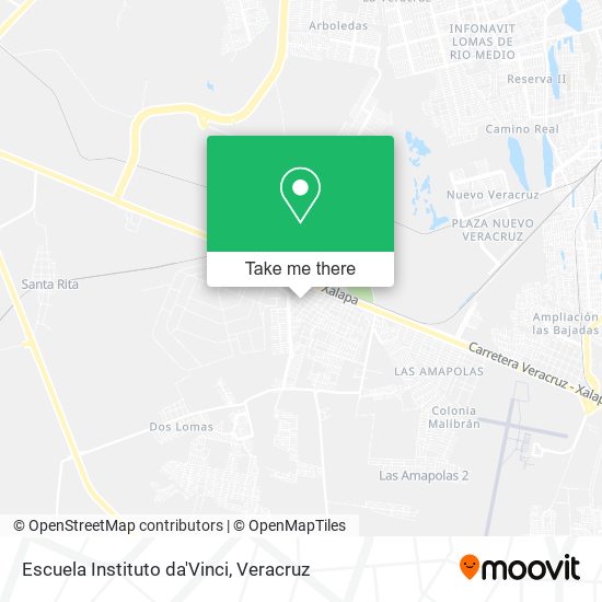 Mapa de Escuela Instituto da'Vinci
