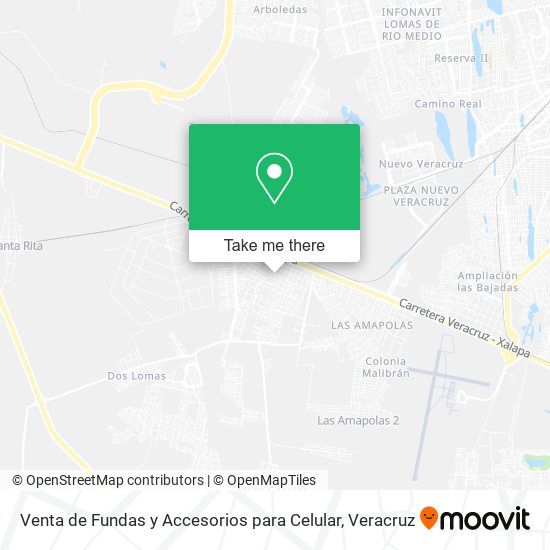 Mapa de Venta de Fundas y Accesorios para Celular