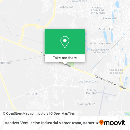Ventiver Ventilación Industrial Veracruzana map