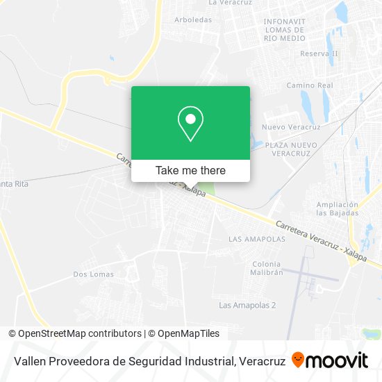 Mapa de Vallen Proveedora de Seguridad Industrial