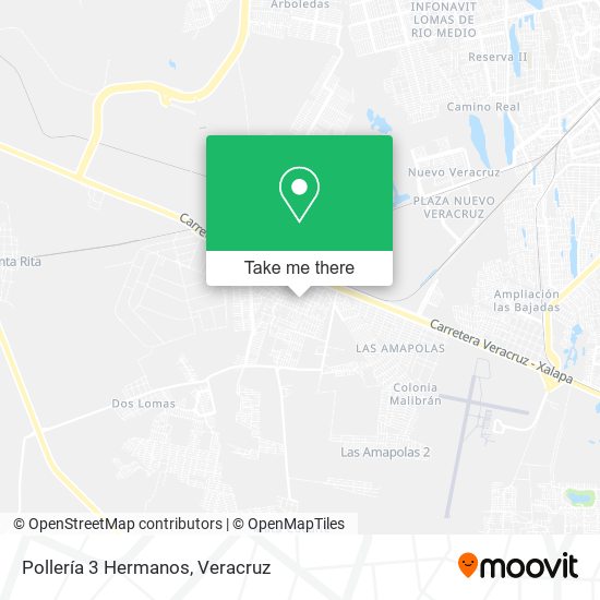 Mapa de Pollería 3 Hermanos