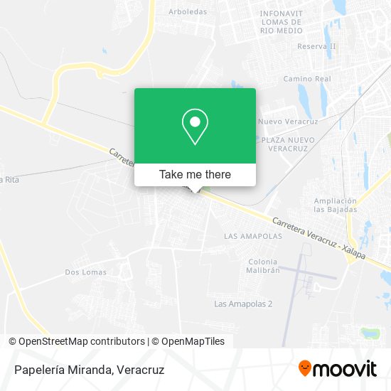 Papelería Miranda map