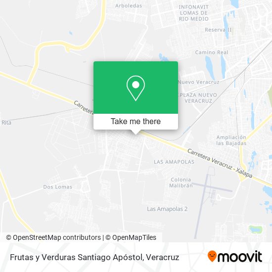 Frutas y Verduras Santiago Apóstol map