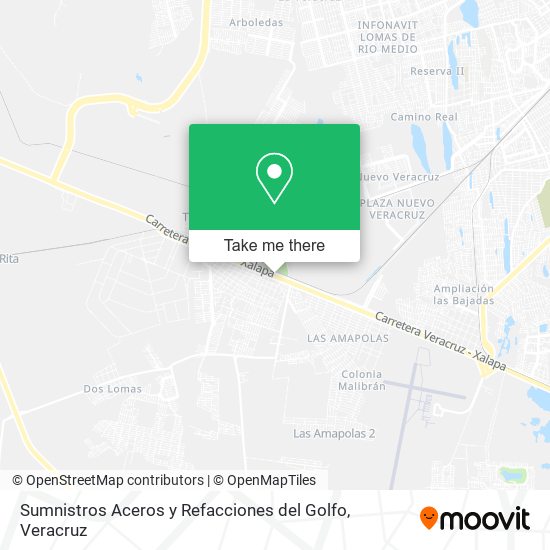 Sumnistros Aceros y Refacciones del Golfo map
