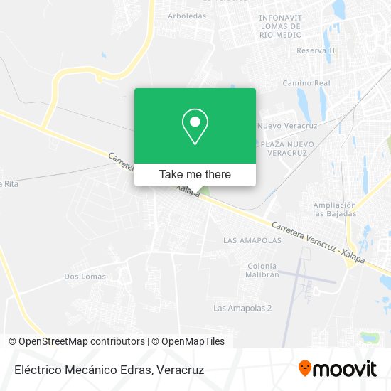 Eléctrico Mecánico Edras map