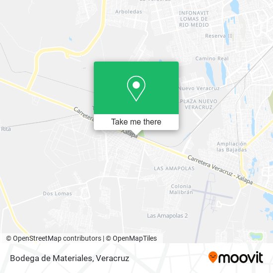 Mapa de Bodega de Materiales
