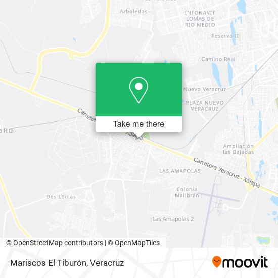 Mariscos El Tiburón map