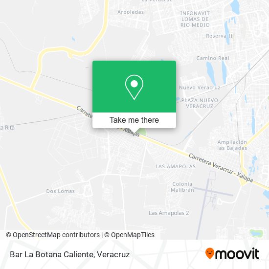 Bar La Botana Caliente map