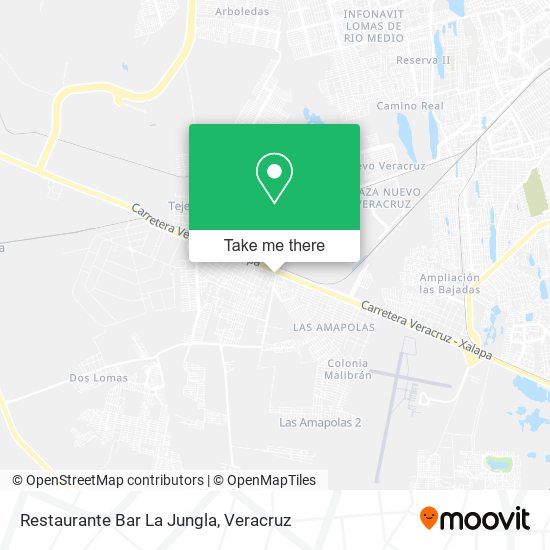 Restaurante Bar La Jungla map
