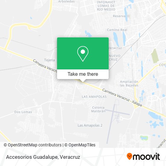 Mapa de Accesorios Guadalupe