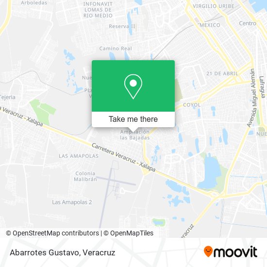 Mapa de Abarrotes Gustavo