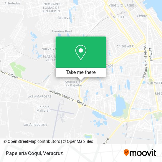 Mapa de Papelería Coqui