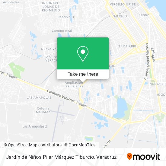 Jardín de Niños Pilar Márquez Tiburcio map
