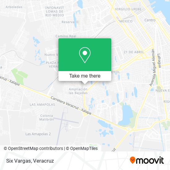 Mapa de Six Vargas
