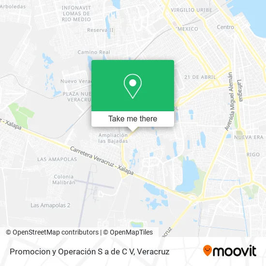 Promocion y Operación S a de C V map