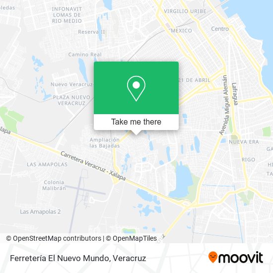 Ferretería El Nuevo Mundo map