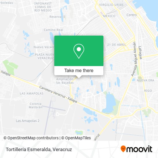 Mapa de Tortillería Esmeralda