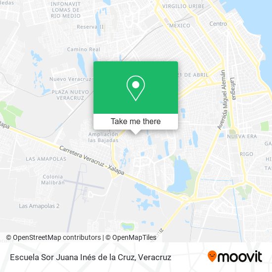 Escuela Sor Juana Inés de la Cruz map