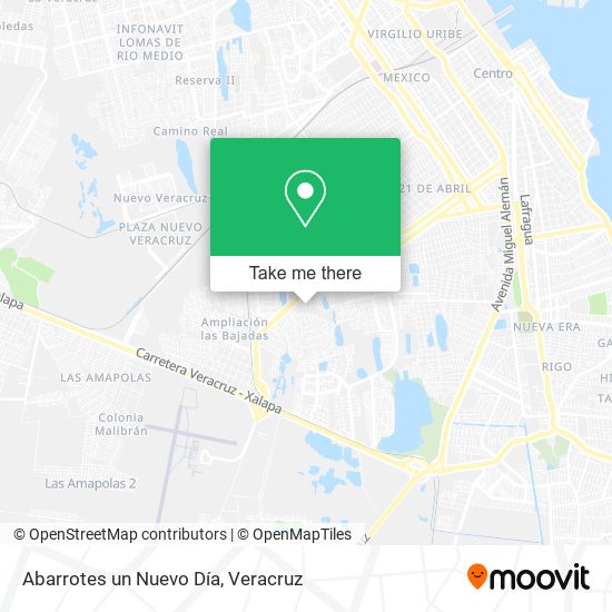 Abarrotes un Nuevo Día map