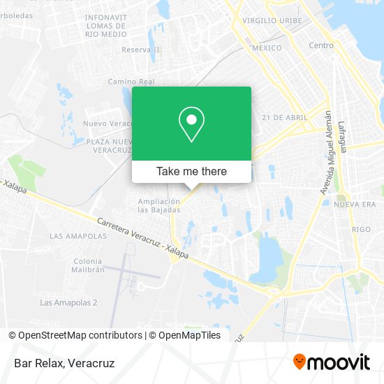 Mapa de Bar Relax