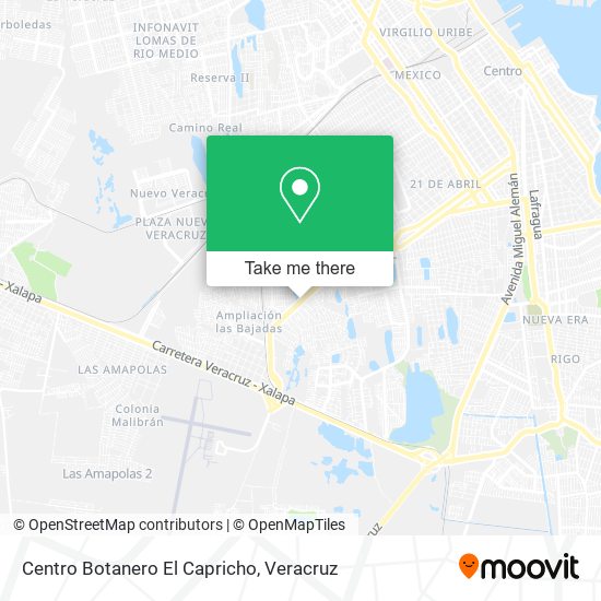 Centro Botanero El Capricho map