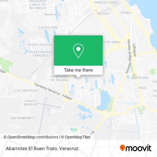 Mapa de Abarrotes El Buen Trato
