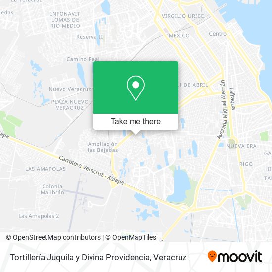 Tortillería Juquila y Divina Providencia map