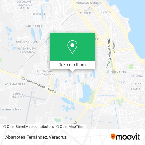 Abarrotes Fernández map