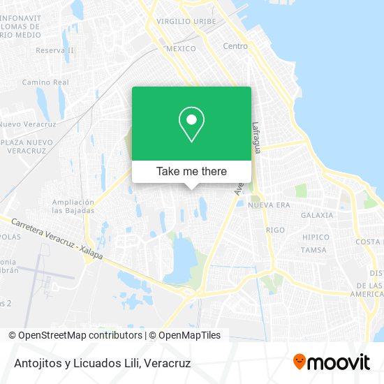 Antojitos y Licuados Lili map