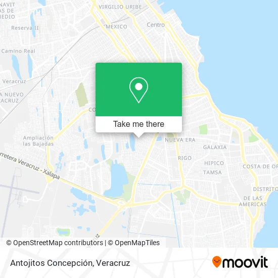 Antojitos Concepción map