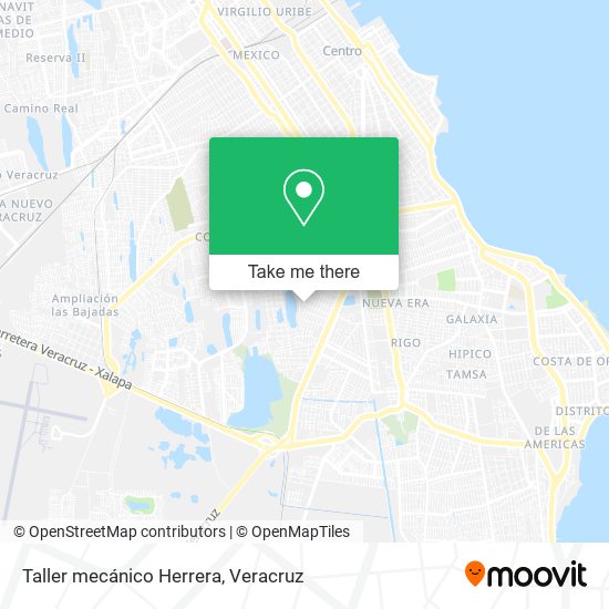 Taller mecánico Herrera map