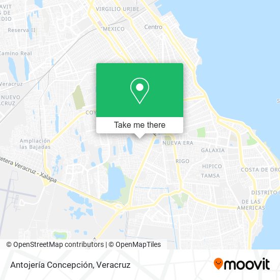 Antojería Concepción map