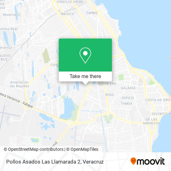 Pollos Asados Las Llamarada 2 map