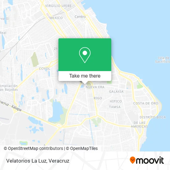 Velatorios La Luz map