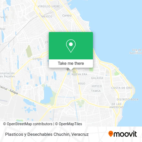 Plasticos y Desechables Chuchin map