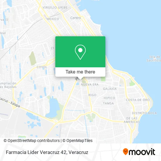 Farmacia Lider Veracruz 42 map