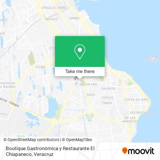 Boutique Gastronómica y Restaurante El Chiapaneco map