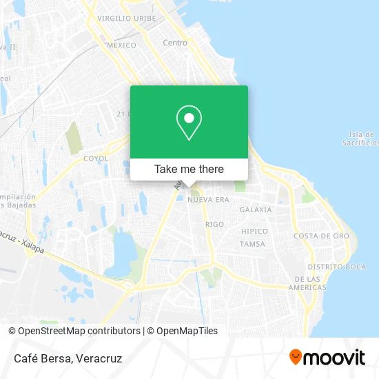 Café Bersa map