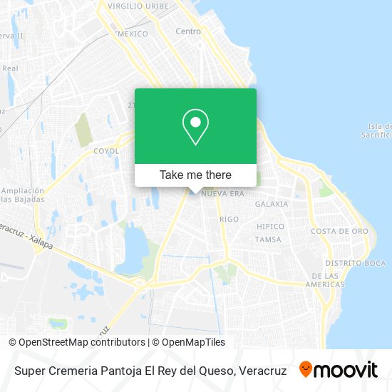 Super Cremeria Pantoja El Rey del Queso map