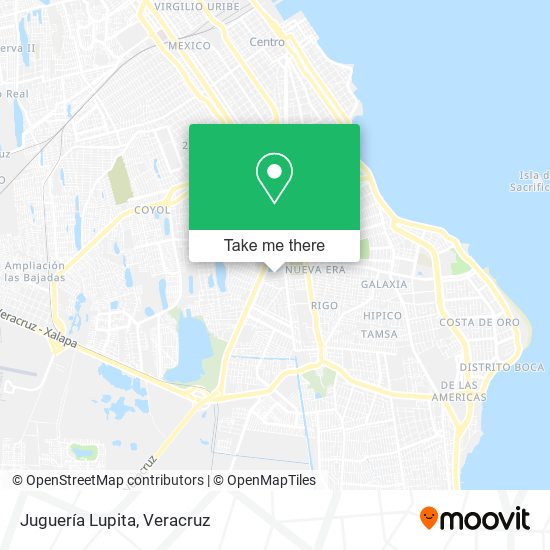 Juguería Lupita map