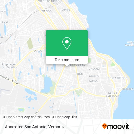 Abarrotes San Antonio map