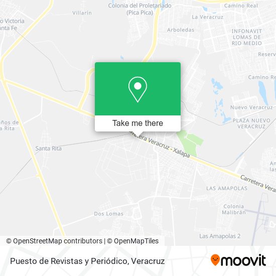 Puesto de Revistas y Periódico map