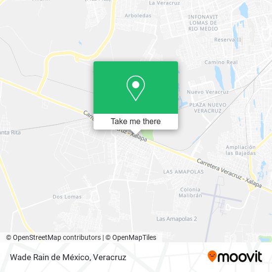 Wade Rain de México map
