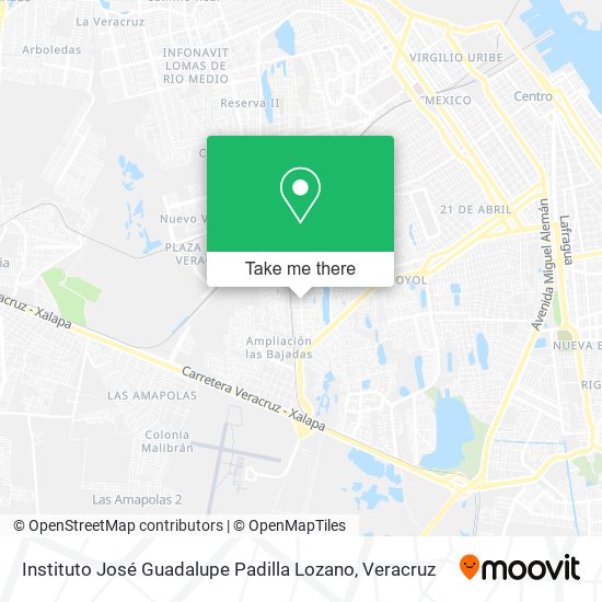 Instituto José Guadalupe Padilla Lozano map