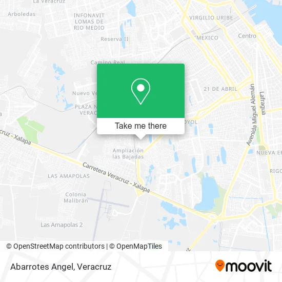 Abarrotes Angel map