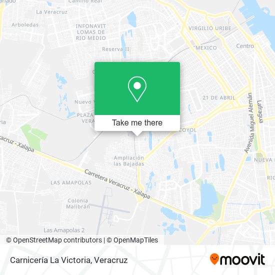 Mapa de Carnicería La Victoria
