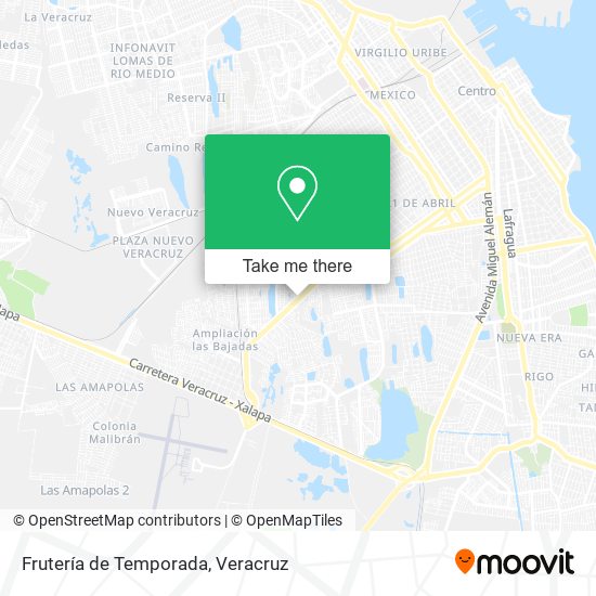 Frutería de Temporada map
