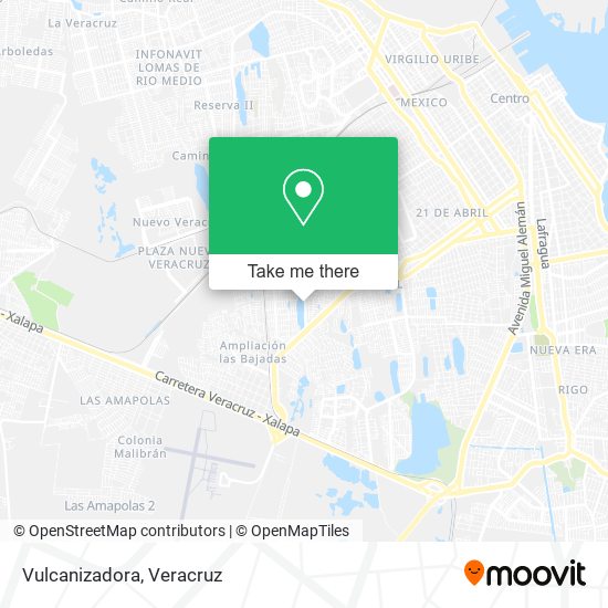 Mapa de Vulcanizadora